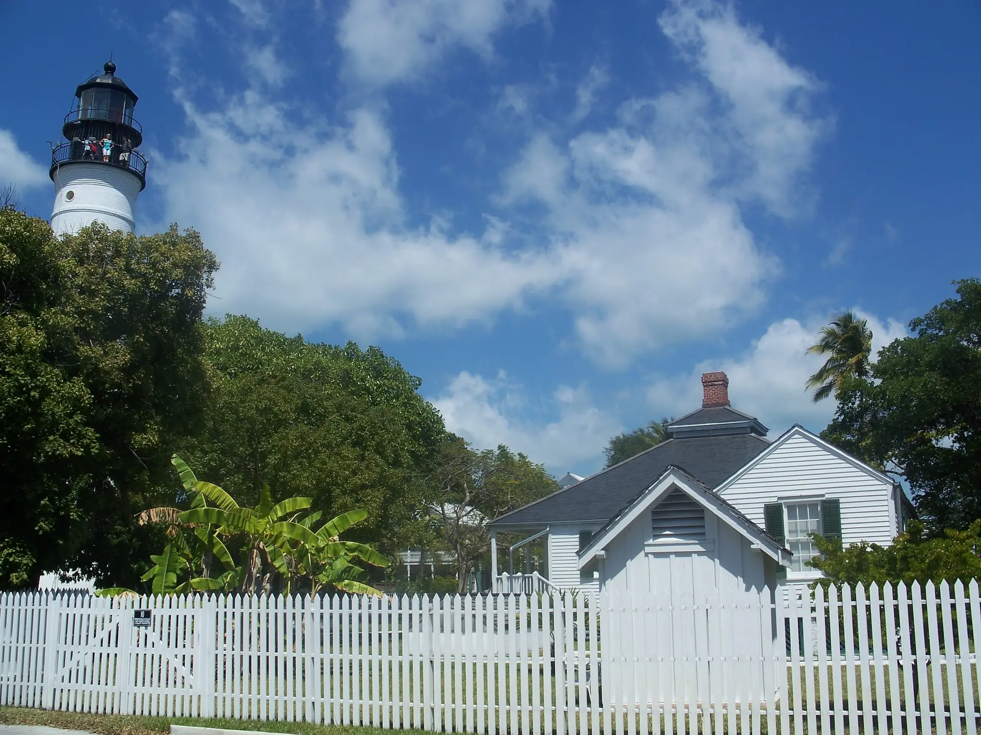 The Key West Lighthouse and its keeper's quarters, now the museum